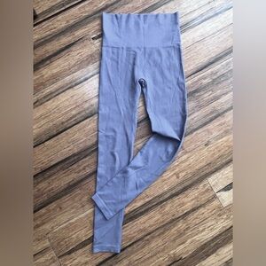 Elietian Blue Ribbed leggings
